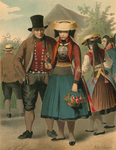 Deutsche Tracht, Vierlande von Albert Kretschmer